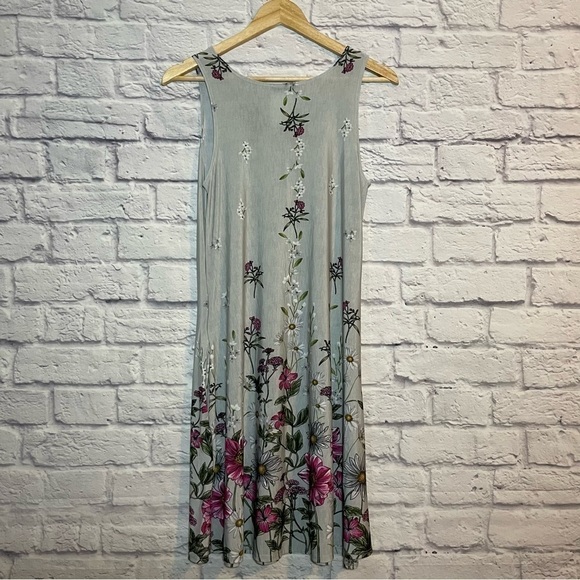Heimish USA Sleeveless Floral Design Midi Summer Dress Size Small - Picture 6 of 10